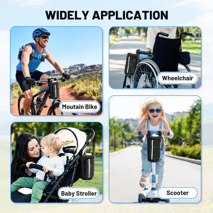 black knee scooter bag