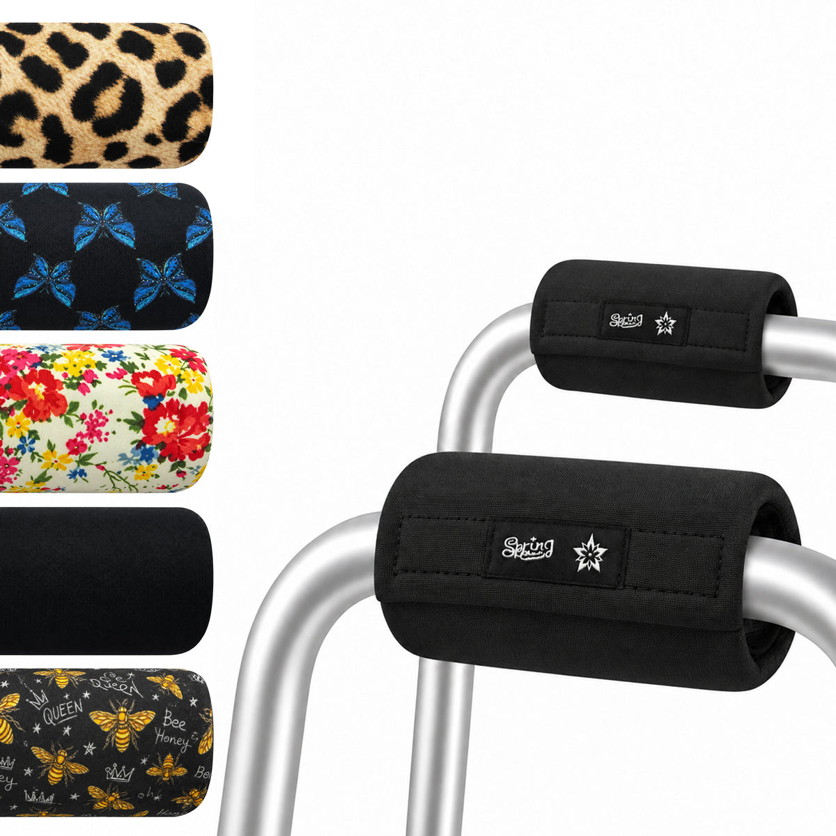 SPRING SEAON Universal Walker Handle Pads - Anti-Slip Handgrip Cover