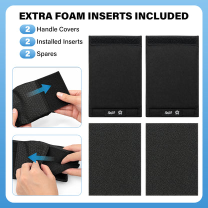 SPRING SEAON Universal Walker Handle Pads - Anti-Slip Handgrip Cover