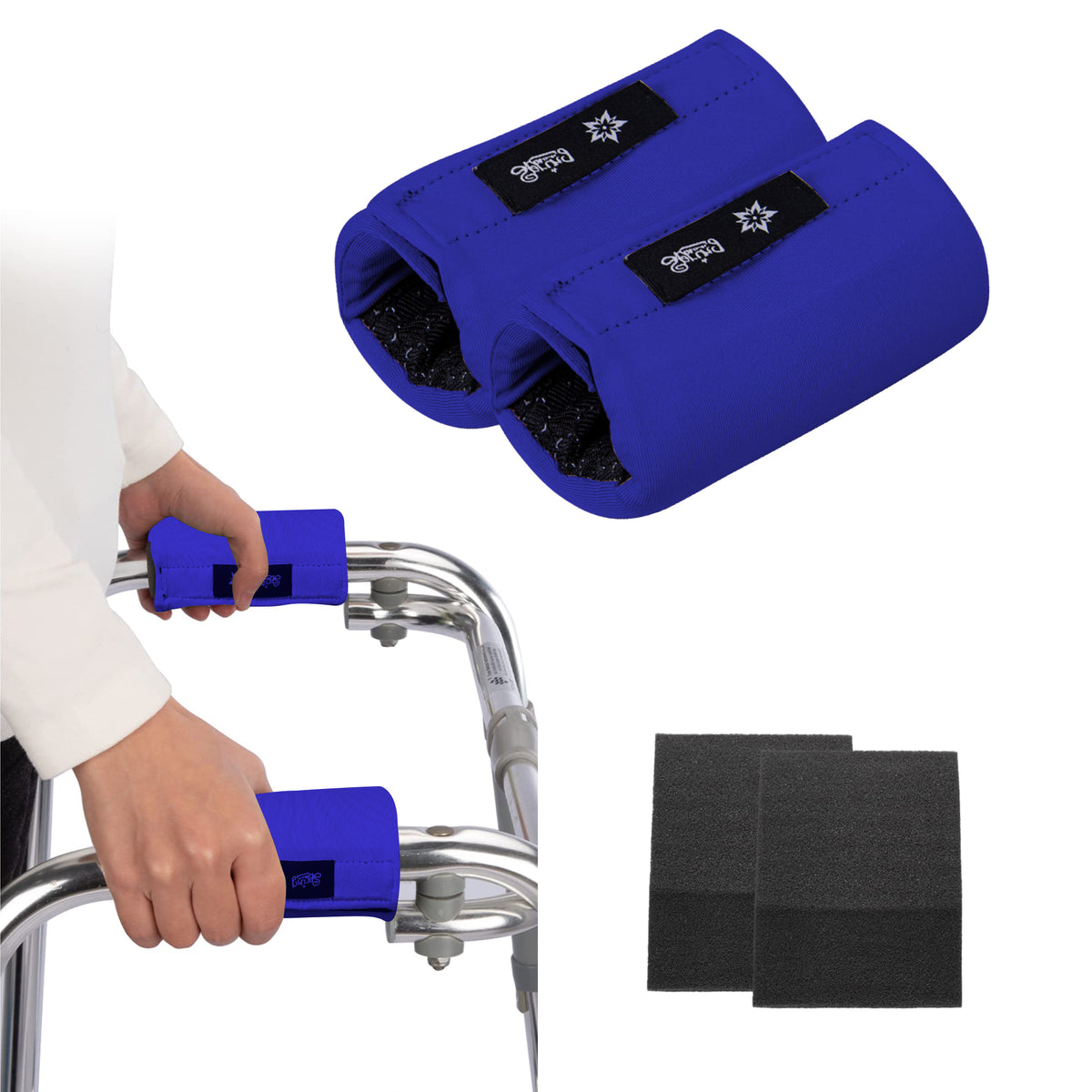 SPRING SEAON Universal Walker Handle Pads - Anti-Slip Handgrip Cover