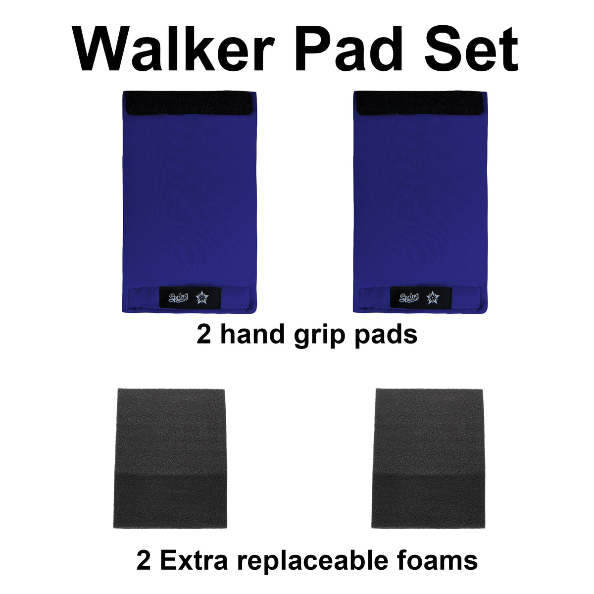 SPRING SEAON Universal Walker Handle Pads - Anti-Slip Handgrip Cover