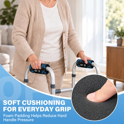 SPRING SEAON Universal Walker Handle Pads - Anti-Slip Handgrip Cover