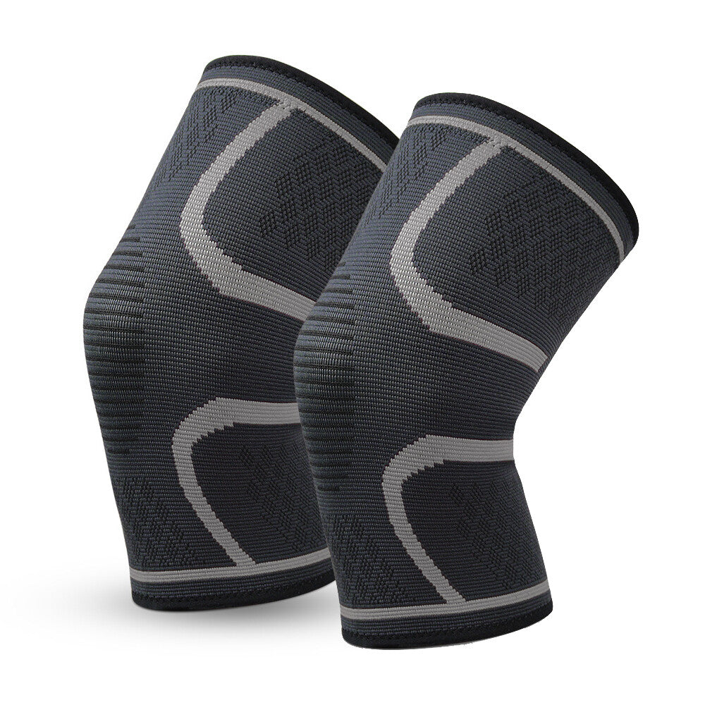 Color-​Knee Compression Sleeve (1 Pair) - Knee Support for Basketball, Running, Gym, Weightlifting S-XXL - SpringSeaon