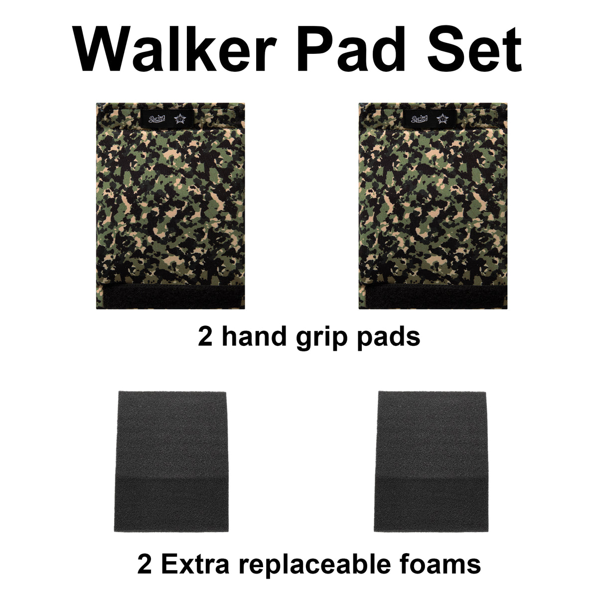 SPRING SEAON Universal Walker Handle Pads - Anti-Slip Handgrip Cover