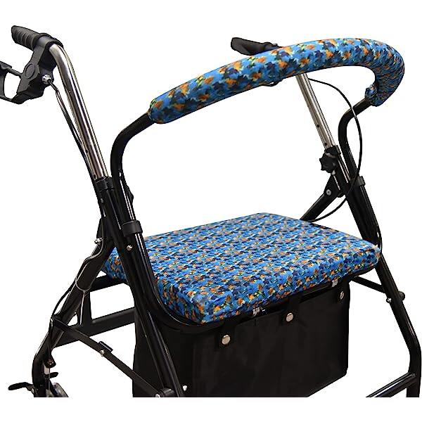 Color-​Unisex Rollator Walker Seat and Backrest Covers - Universal Soft Rollator Accessories Colorful Stars - SpringSeaon