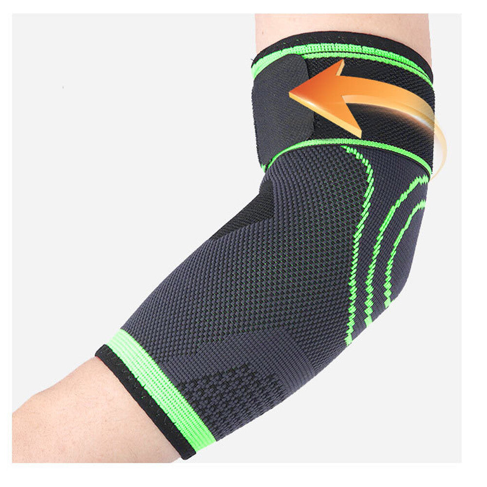 Elbow Compression Sleeve (1 Pair) - Support for Tennis, Golf, Weightlifting M-XL