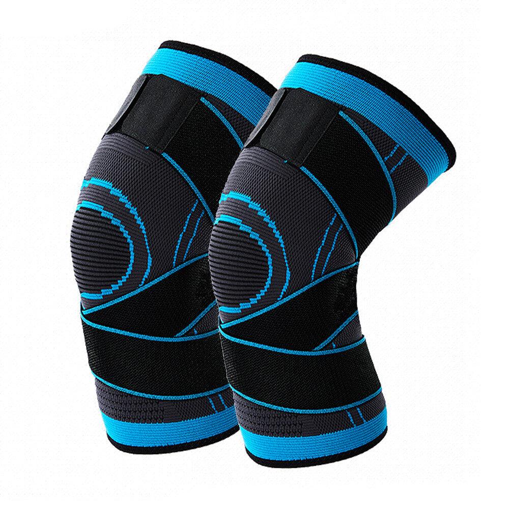Color-​Compression Knee Sleeves (1 Pair) - Comfortable Lightweight Support for Running & Sports S-L - SpringSeaon