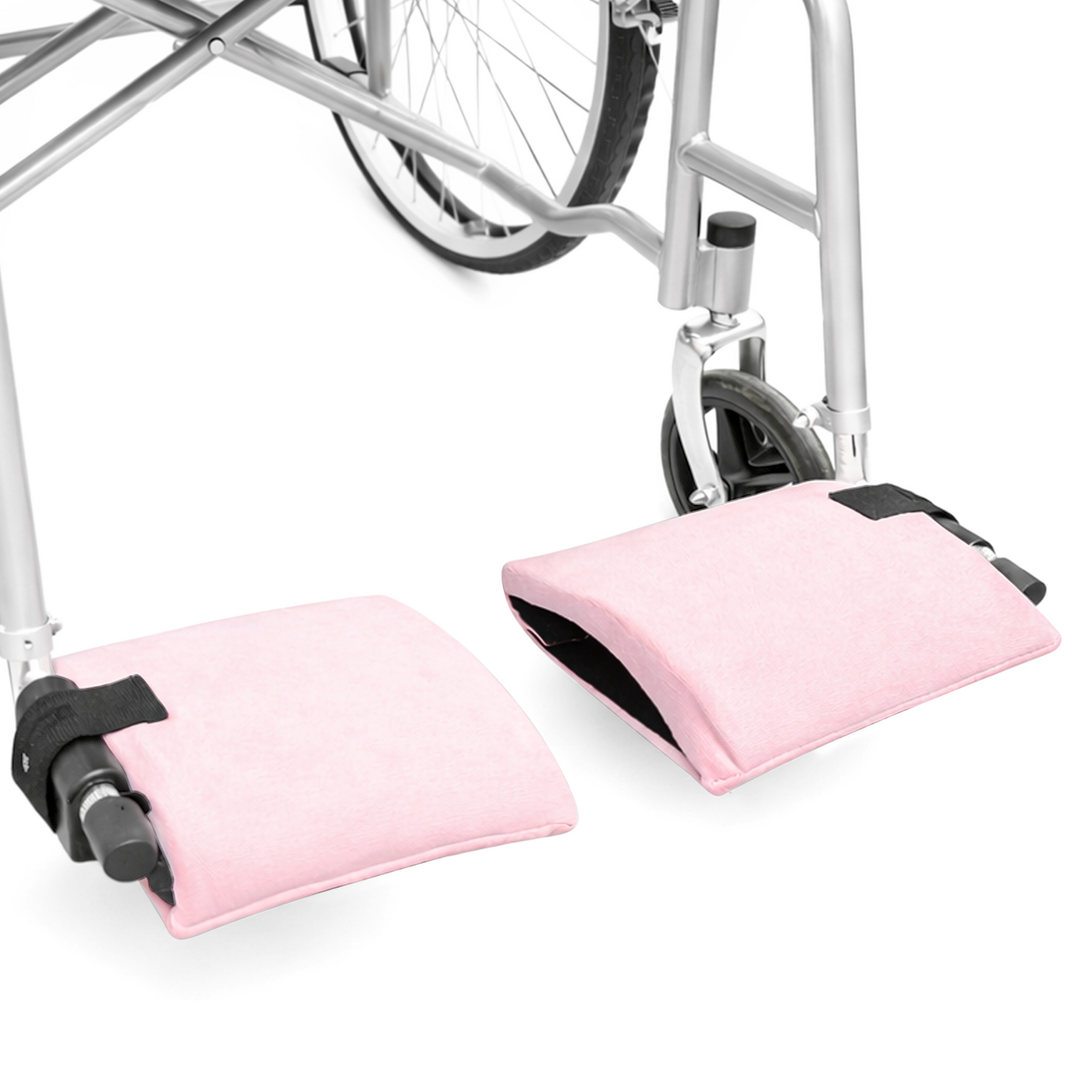 SPRING SEAON Wheelchair Footrest Covers, Soft Plush Foot Rest Pads