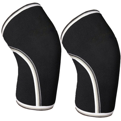 SPRING SEAON 7mm Compression Knee Sleeves - SCR Fabric Sports Gear (1 Pair) S-XXL