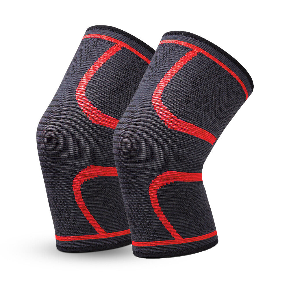 Color-​Knee Compression Sleeve (1 Pair) - Knee Support for Basketball, Running, Gym, Weightlifting S-XXL - SpringSeaon