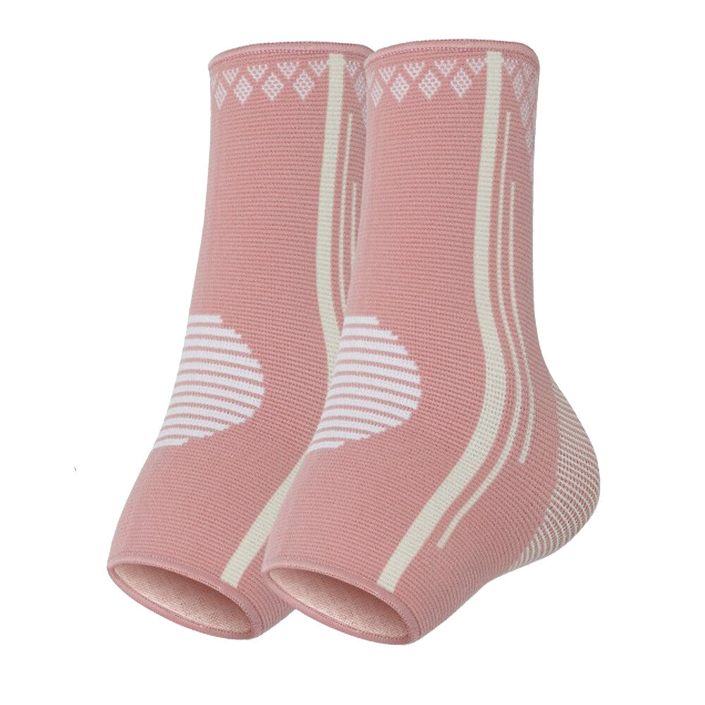 Color-​Ankle Compression Sleeve (1 Pair) - Ankle Support for Sports Running S-L - SpringSeaon