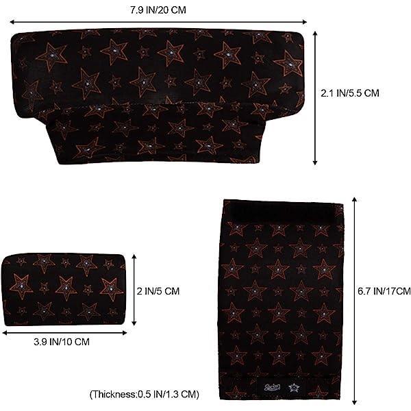 SpringSeaon Black Universal Underarm Crutch Pads & Hand Grips (Set of 4) - Breathable & Anti-Slip