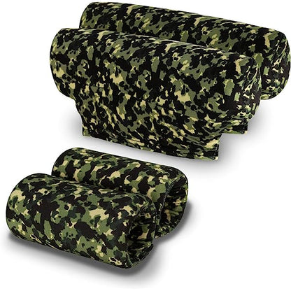 Universal Underarm Crutches Padded Crutch Pads with Hand Grips Padding Handle Covers butterfly