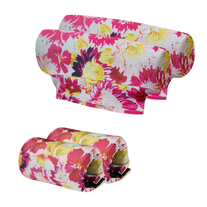 Universal Underarm Crutches Padded Crutch Pads with Hand Grips Padding Handle Covers butterfly