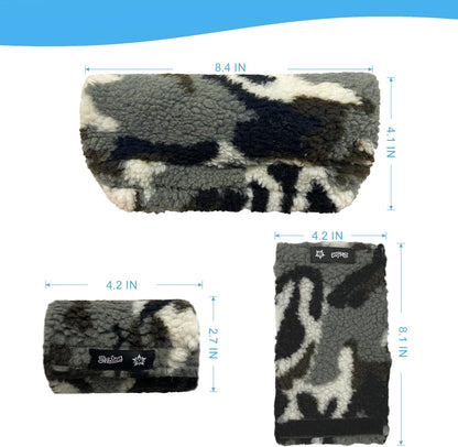 SPRING SEAON Gray Camo Plush Crutch Pad Memory Foam Crutches Padding Cover