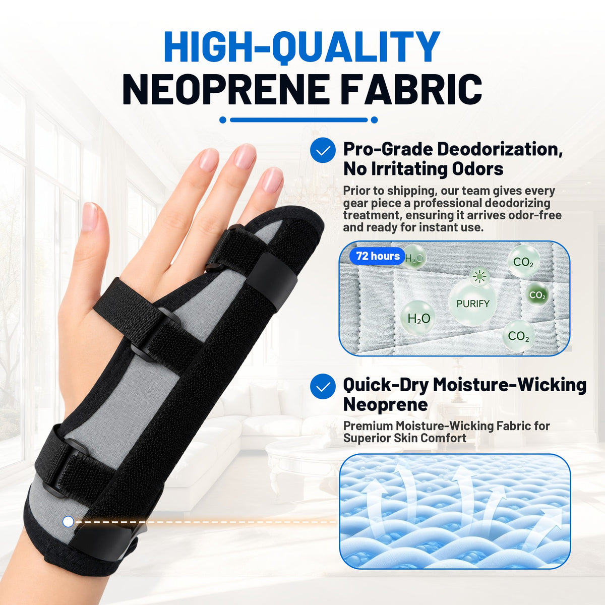 grey finger support