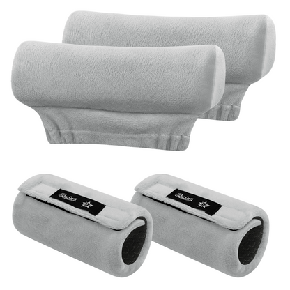 Color-​SPRING SEAON Plush Padded Crutches Covers Velvet Underarm Crutch Pads Non Slip - SpringSeaon