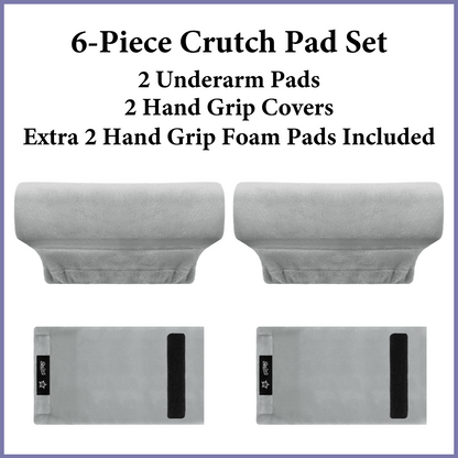 Color-​SPRING SEAON Plush Padded Crutches Covers Velvet Underarm Crutch Pads Non Slip - SpringSeaon