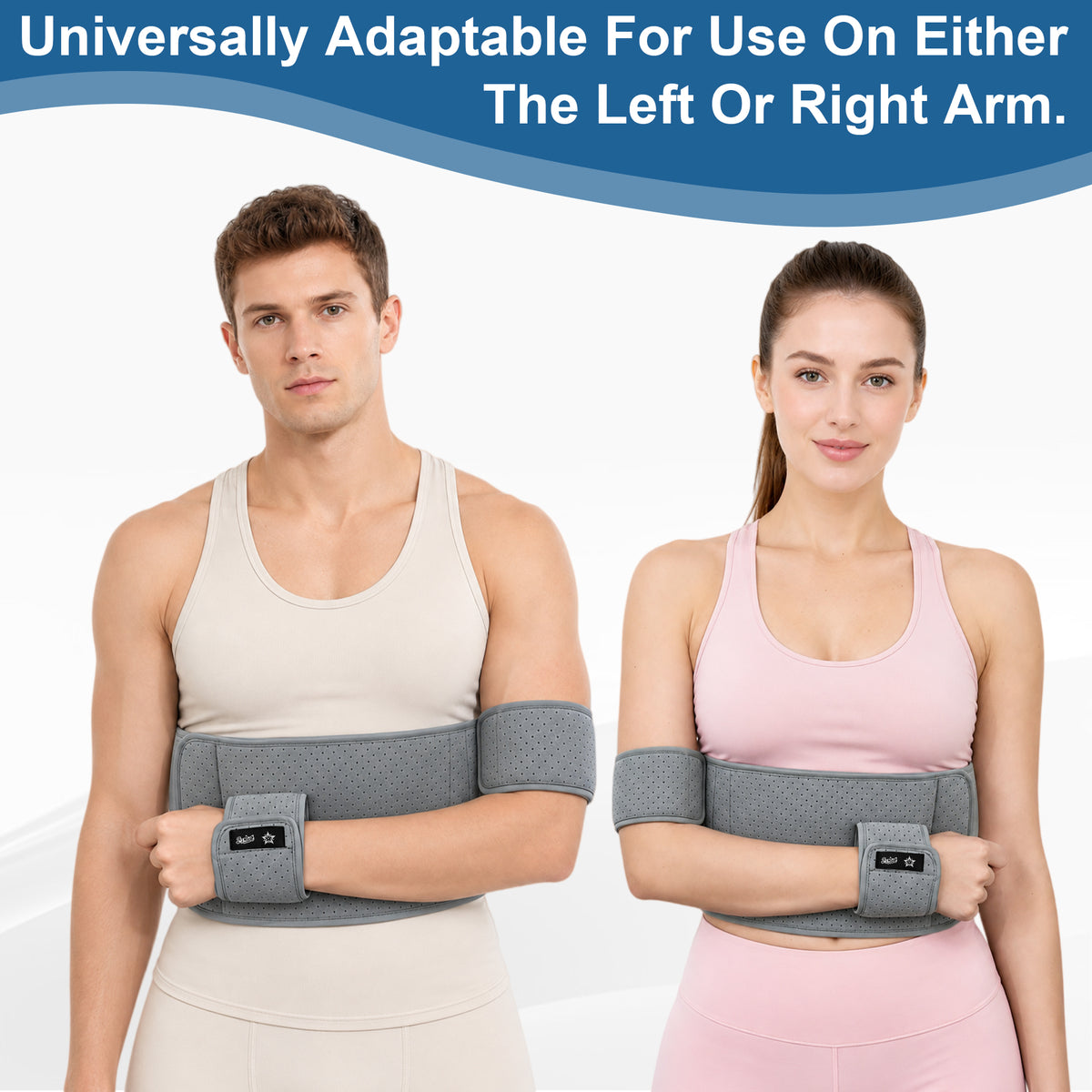 SPRING SEAON Shoulder Immobilizer Arm Sling, Left or Right Arm Brace