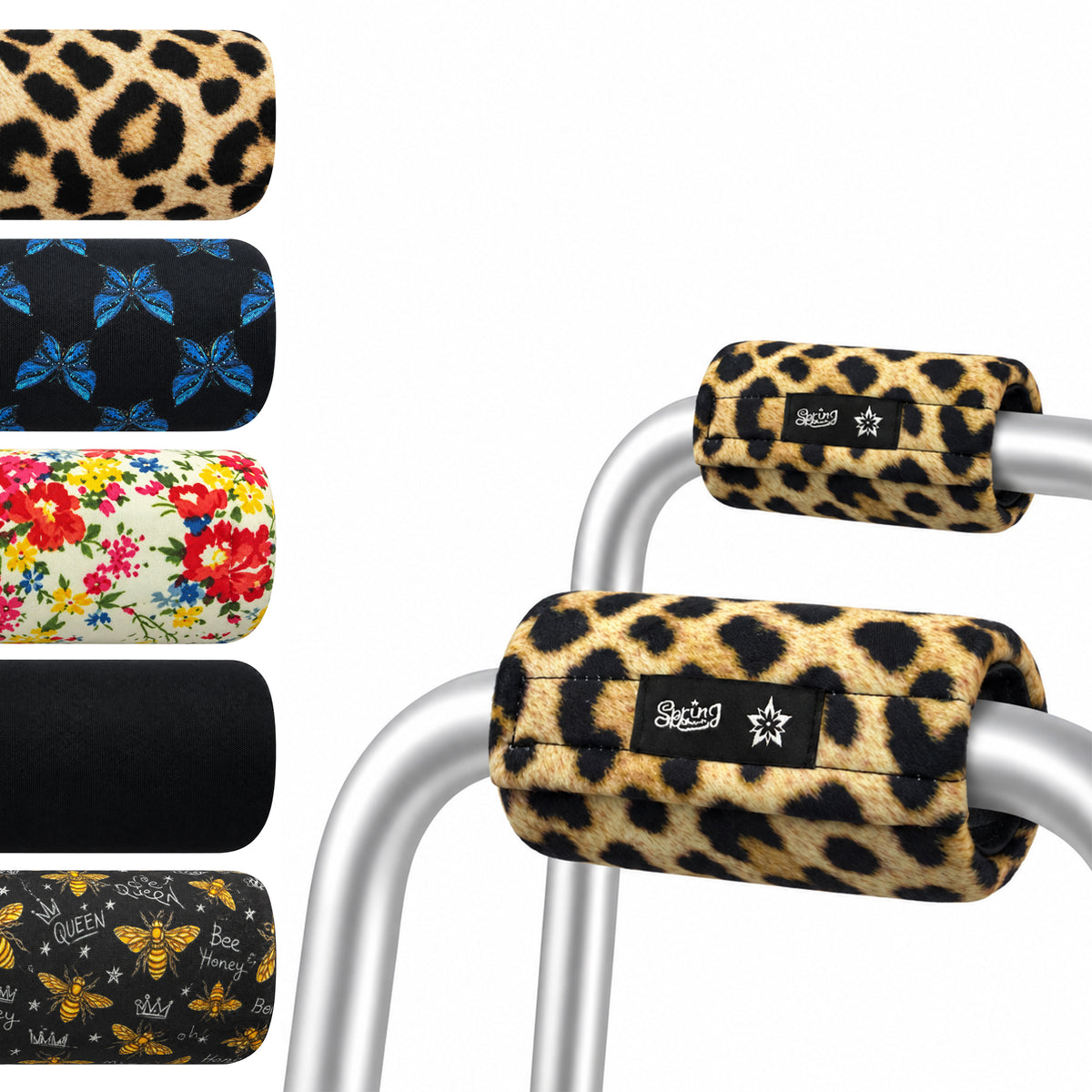 SPRING SEAON Universal Walker Handle Pads - Anti-Slip Handgrip Cover