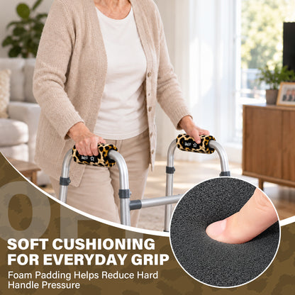 SPRING SEAON Universal Walker Handle Pads - Anti-Slip Handgrip Cover