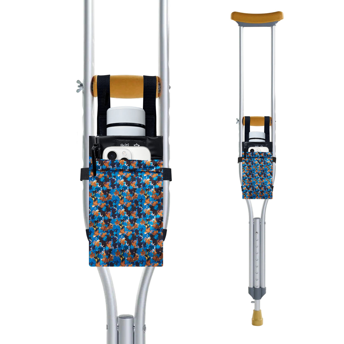 Color-​SPRING SEAON Lightweight Crutch Pouch,Water-Proof Crutch Storage Bag 9 Colors - SpringSeaon