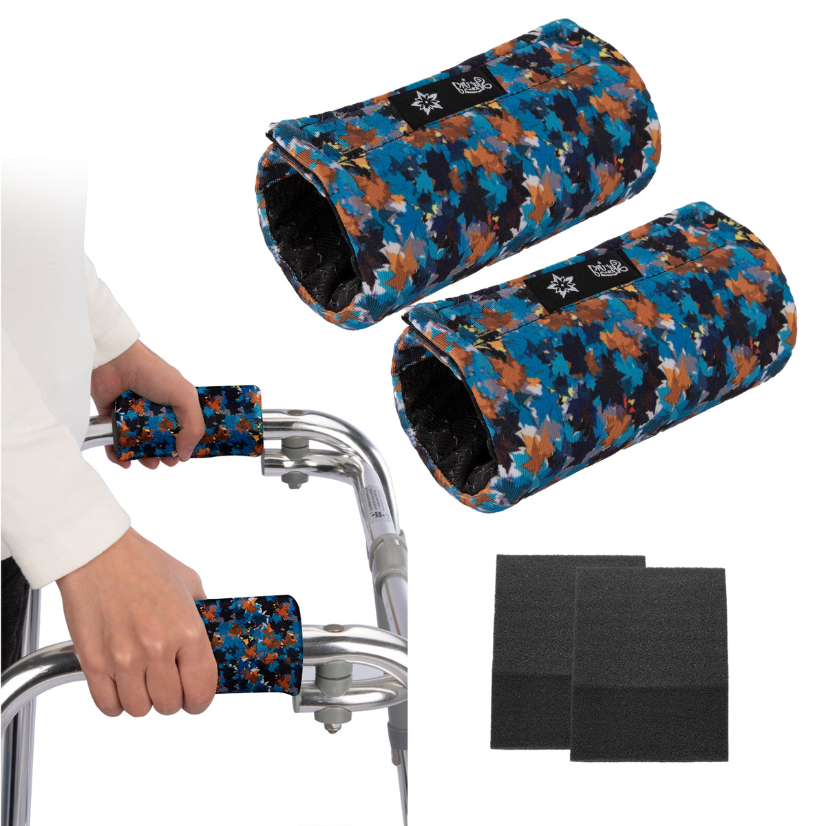 SPRING SEAON Universal Walker Handle Pads - Anti-Slip Handgrip Cover