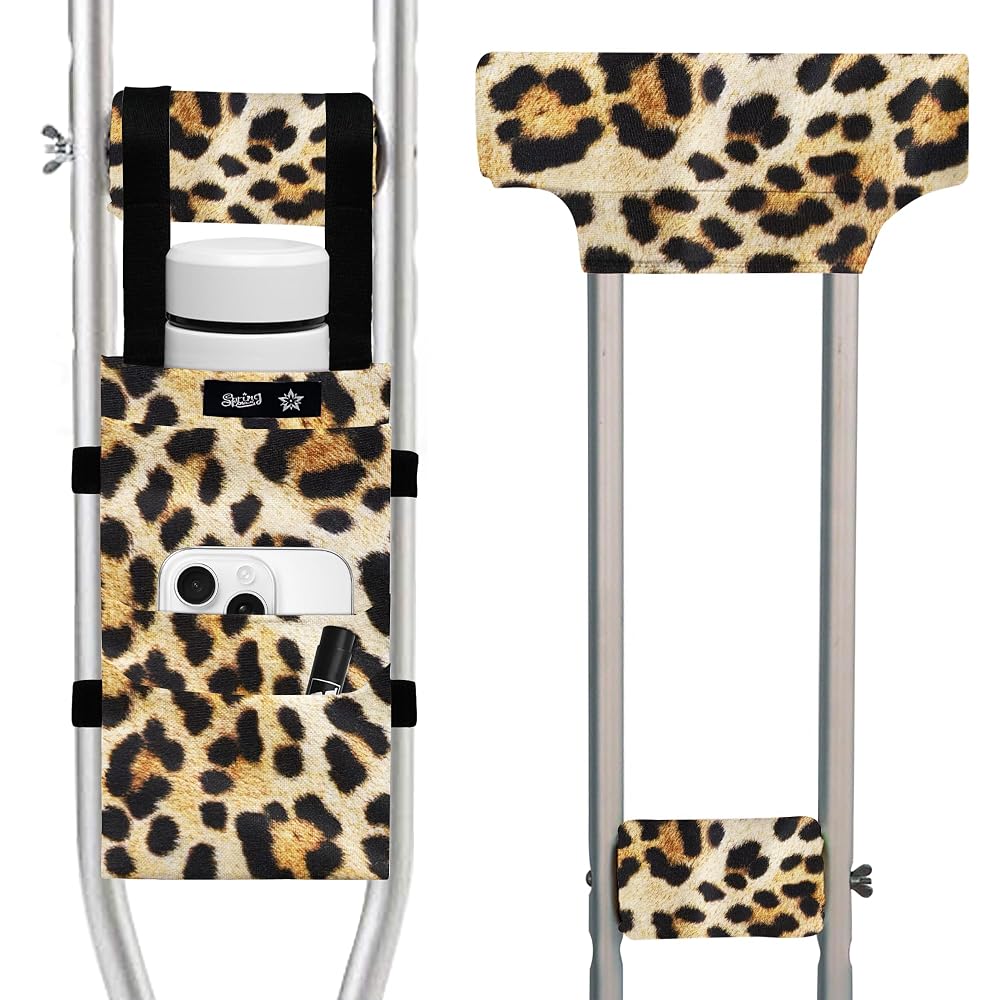 Color-​SpringSeaon Crutch Pads Set with Storage Bag Water-Resistant 7Colors - SpringSeaon