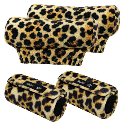 Color-​SPRING SEAON Plush Padded Crutches Covers Velvet Underarm Crutch Pads Non Slip - SpringSeaon