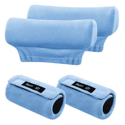 Color-​SPRING SEAON Plush Padded Crutches Covers Velvet Underarm Crutch Pads Non Slip - SpringSeaon
