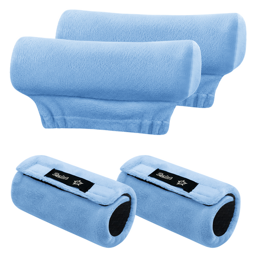 Color-​SPRING SEAON Plush Padded Crutches Covers Velvet Underarm Crutch Pads Non Slip - SpringSeaon
