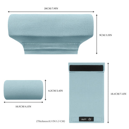 Color-​SPRING SEAON Waffle Pattern Crutch Pads - Universal Underarm & Hand Grip Padding Cushions 7 colors - SpringSeaon