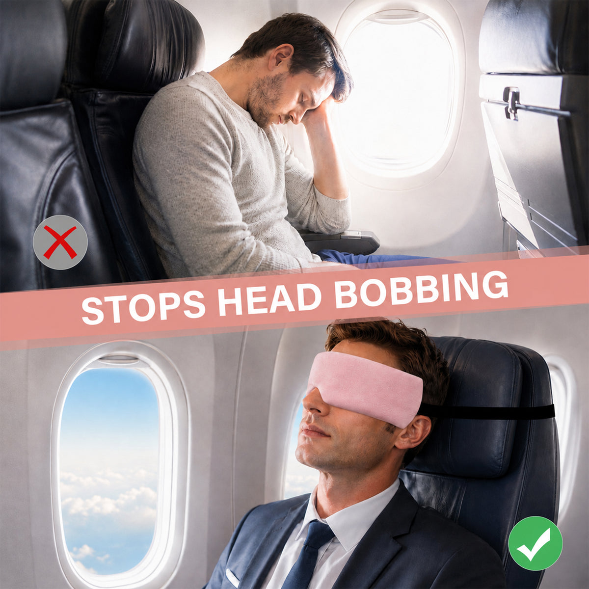 Color-​SPRING SEAON Adjustable Upright Sleep Mask & Head Support - SpringSeaon