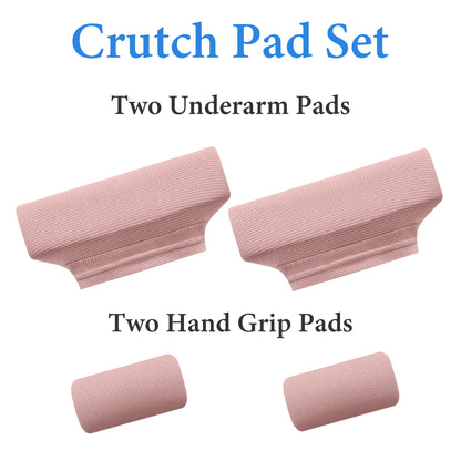 Color-​SPRING SEAON Waffle Pattern Crutch Pads - Universal Underarm & Hand Grip Padding Cushions 7 colors - SpringSeaon