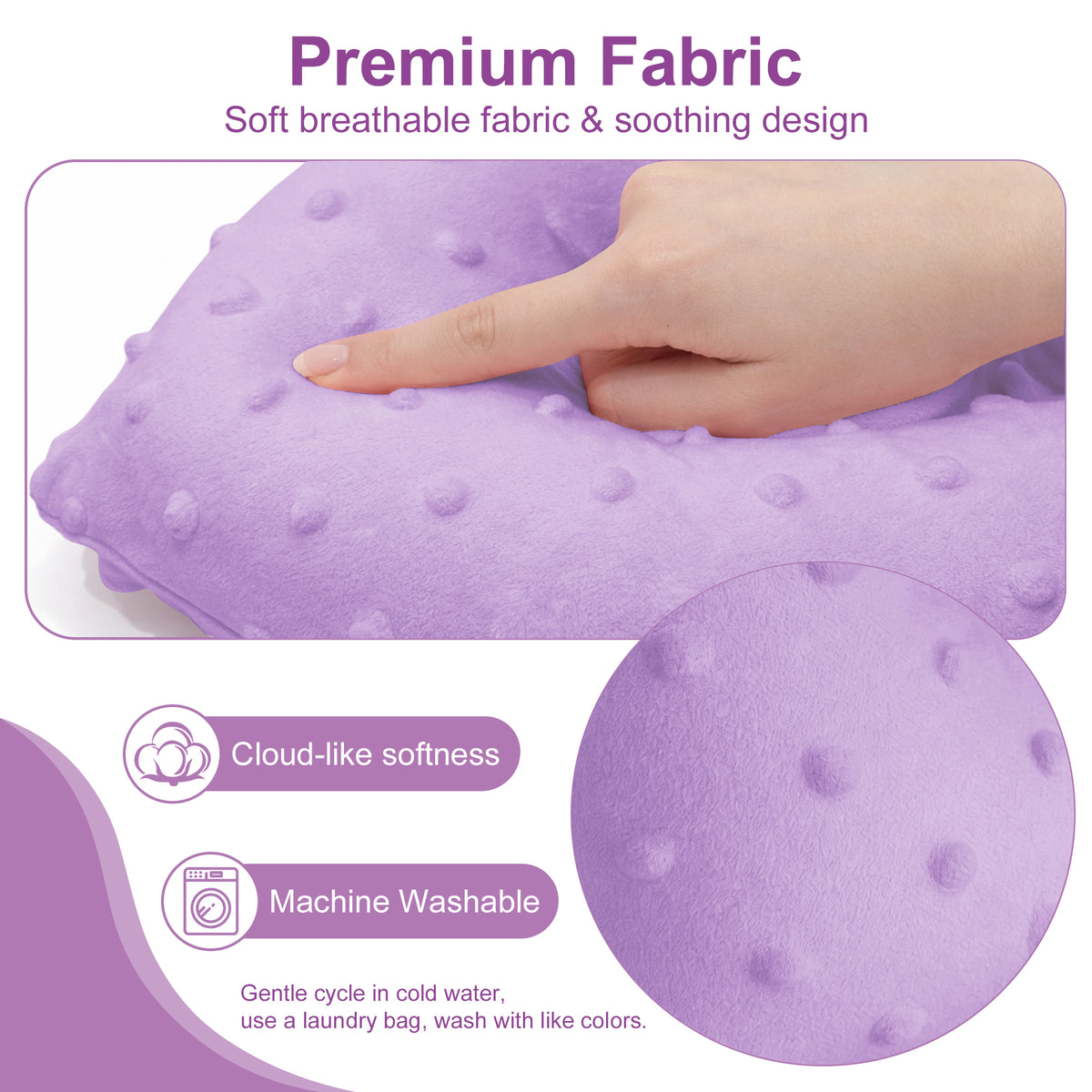 purple Armpit Support Pillow
