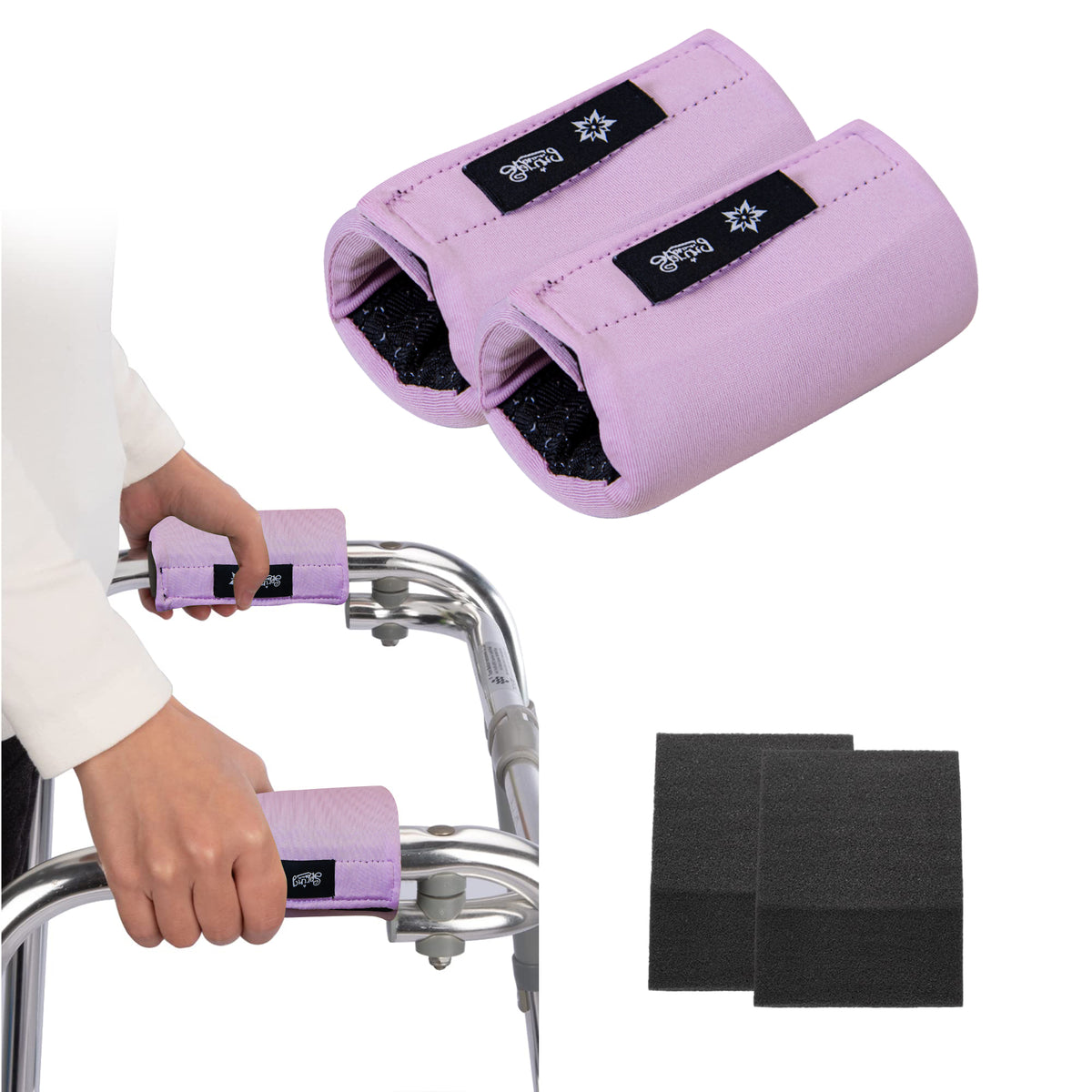 SPRING SEAON Universal Walker Handle Pads - Anti-Slip Handgrip Cover
