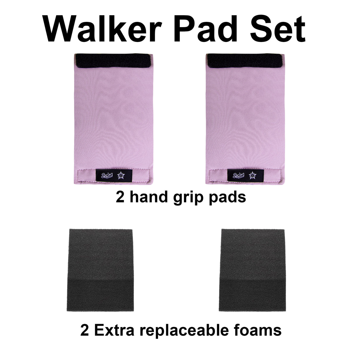 SPRING SEAON Universal Walker Handle Pads - Anti-Slip Handgrip Cover