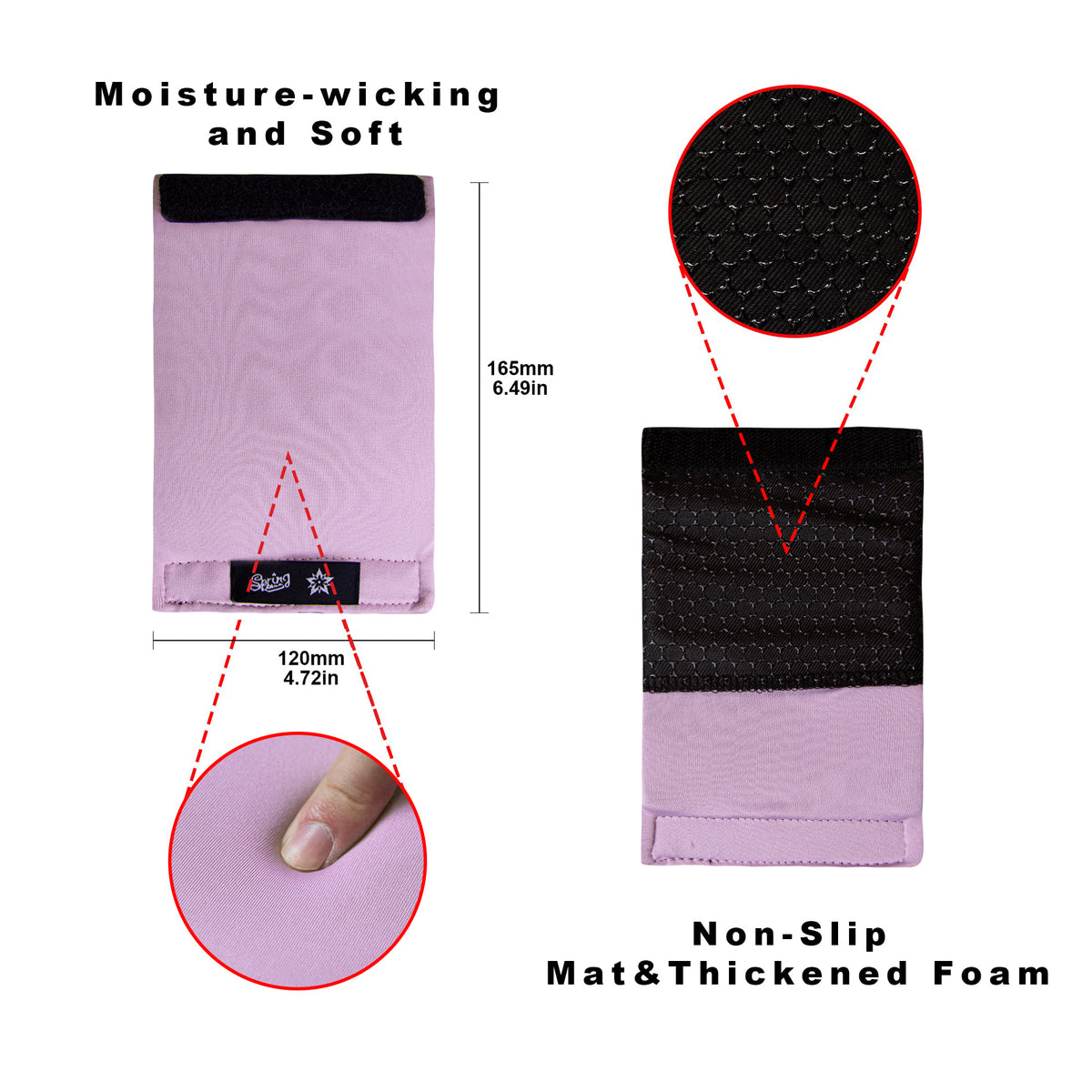 SPRING SEAON Universal Walker Handle Pads - Anti-Slip Handgrip Cover