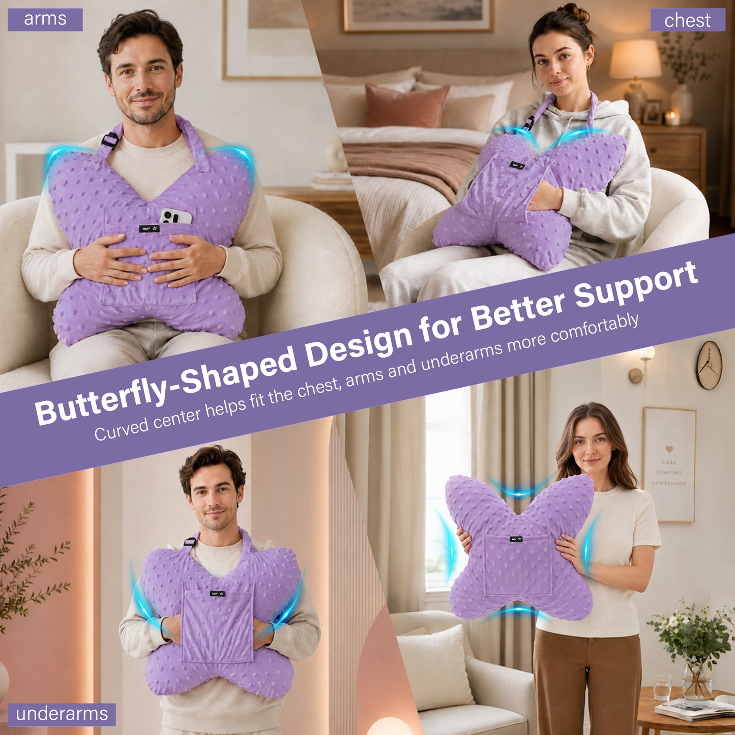 SPRING SEAON Butterfly Suppotive Pillow