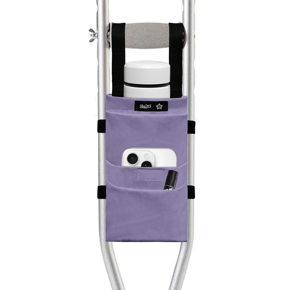 Color-​SPRING SEAON Water-Resistant Crutch Bag - Lightweight Universal Storage Pouch 7 Colors - SpringSeaon