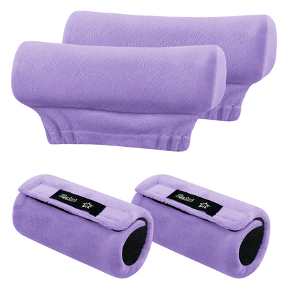 Color-​SPRING SEAON Plush Padded Crutches Covers Velvet Underarm Crutch Pads Non Slip - SpringSeaon