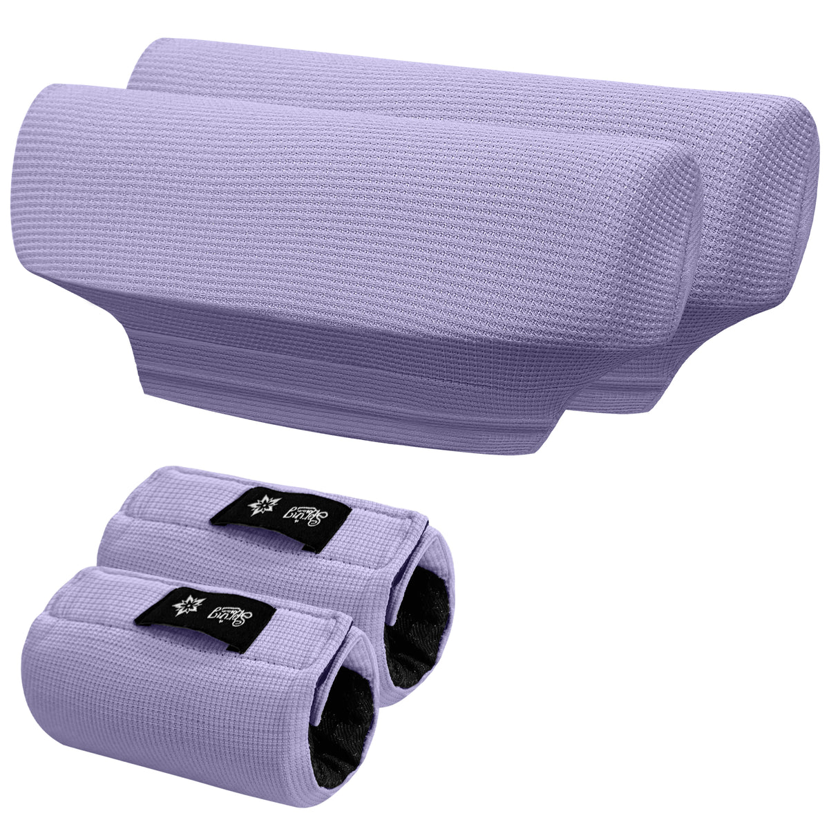 Color-​SPRING SEAON Waffle Pattern Crutch Pads - Universal Underarm & Hand Grip Padding Cushions 7 colors - SpringSeaon