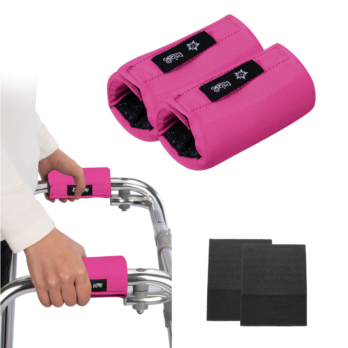 SPRING SEAON Universal Walker Handle Pads - Anti-Slip Handgrip Cover