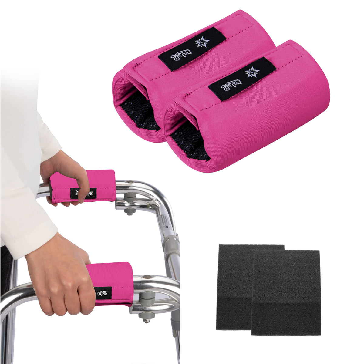 SPRING SEAON Universal Walker Handle Pads - Anti-Slip Handgrip Cover