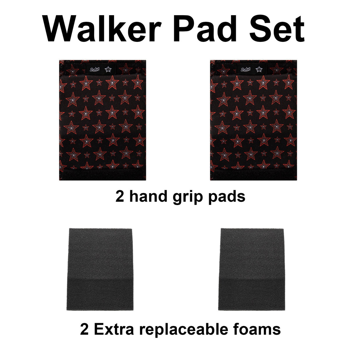 SPRING SEAON Universal Walker Handle Pads - Anti-Slip Handgrip Cover