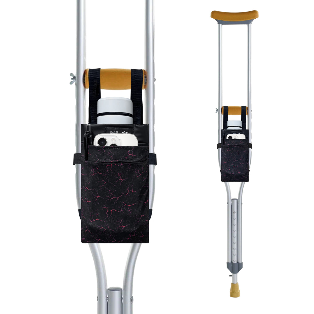 Color-​SPRING SEAON Lightweight Crutch Pouch,Water-Proof Crutch Storage Bag 9 Colors - SpringSeaon