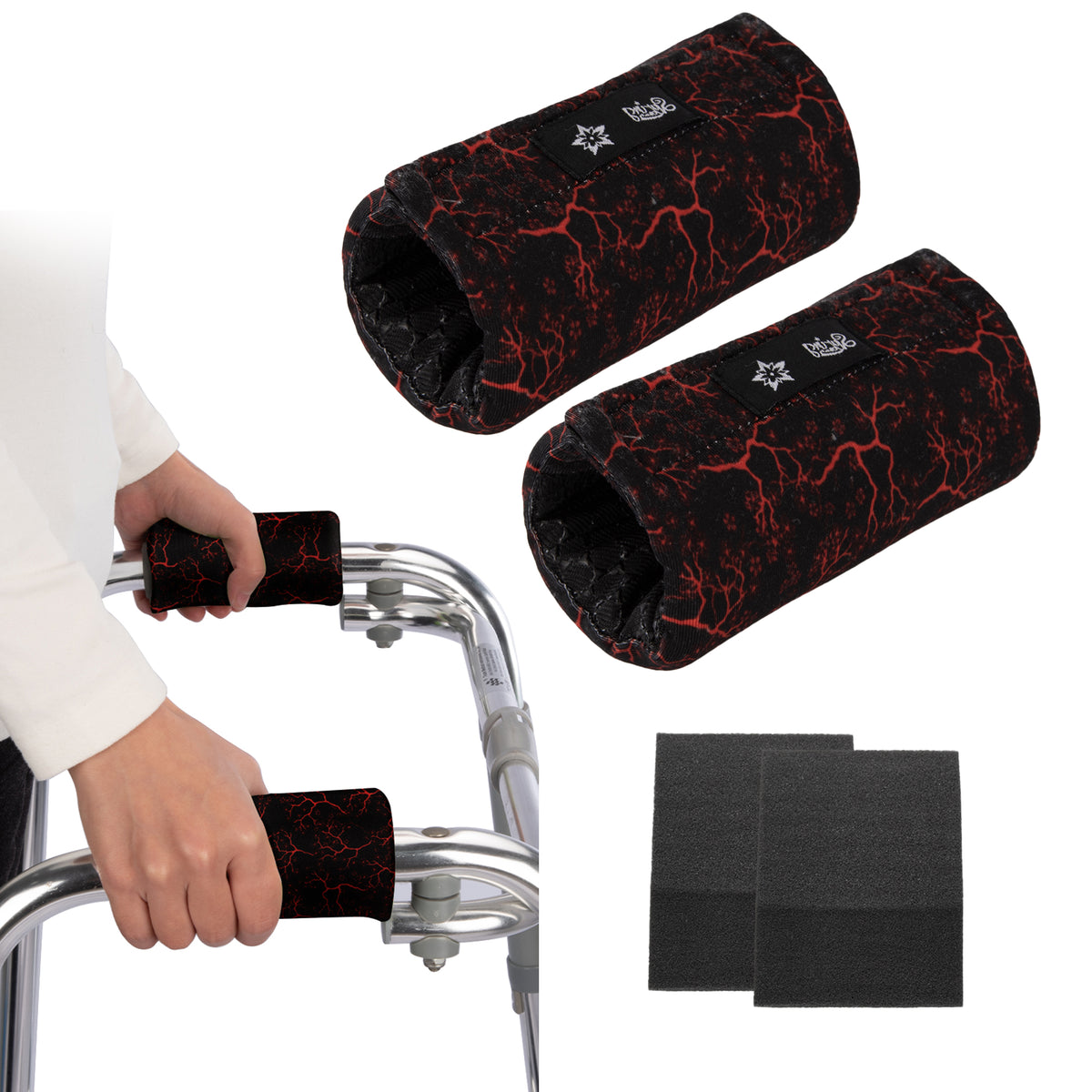 SPRING SEAON Universal Walker Handle Pads - Anti-Slip Handgrip Cover