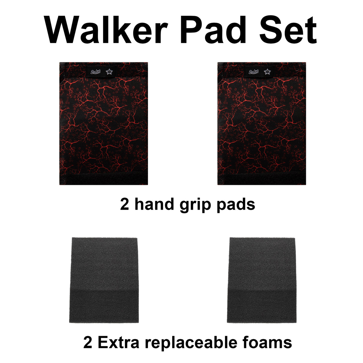 SPRING SEAON Universal Walker Handle Pads - Anti-Slip Handgrip Cover