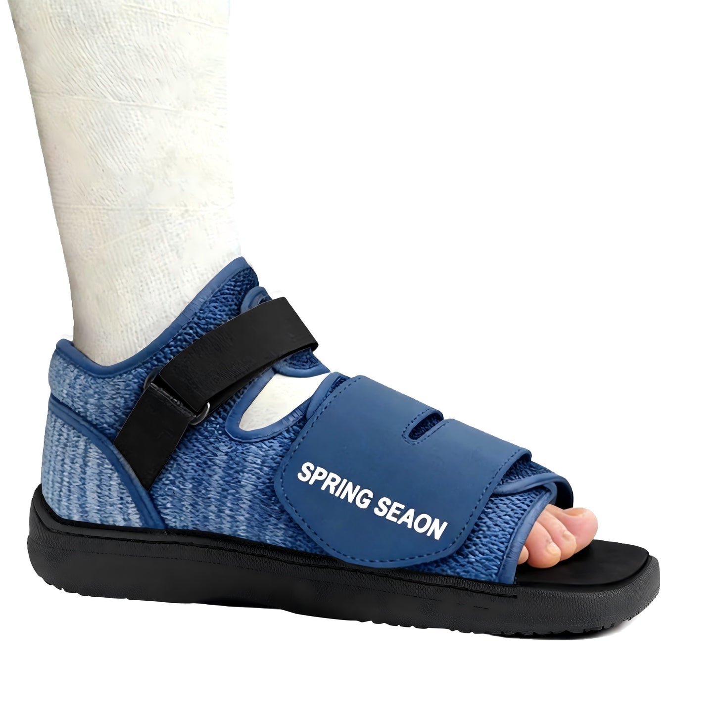 Color-​SPRING SEAON Lightweight Walking Shoe with Reinforced Sole & Breathable Knit - 0.81 lb - SpringSeaon